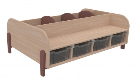 Banc bac à album